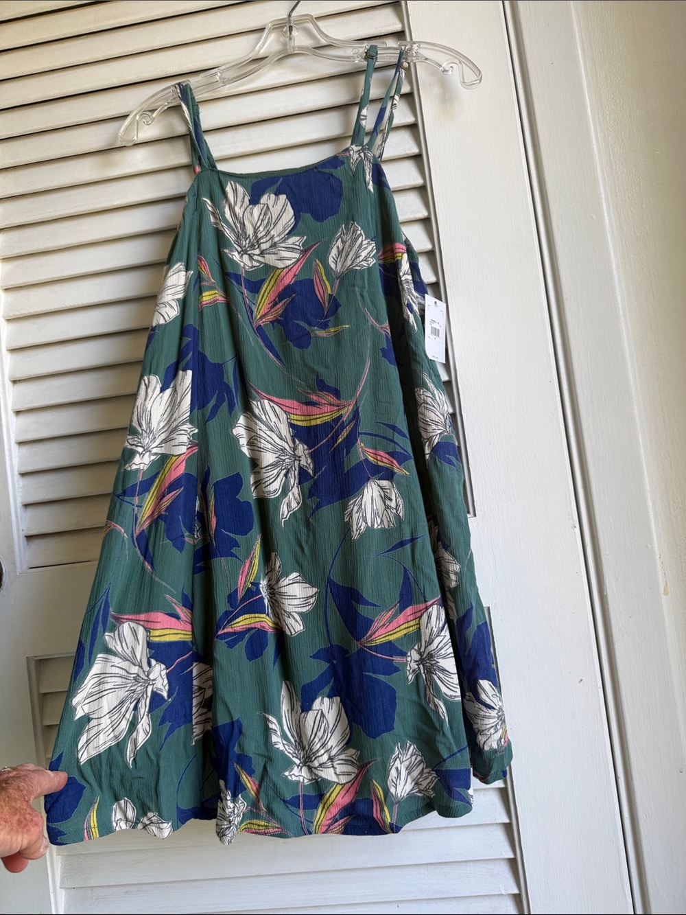 O’Neill sundress with flowers, lined nwt